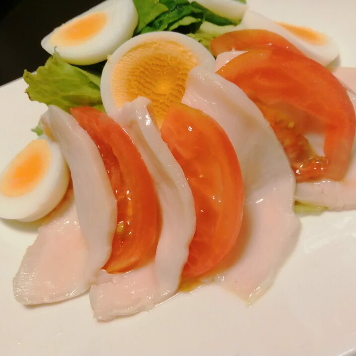 炊飯器で鶏むね肉のしっとりコンフィ